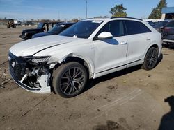 Salvage cars for sale at Woodhaven, MI auction: 2021 Audi Q8 Premium Plus S-Line