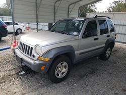 Salvage cars for sale at Augusta, GA auction: 2007 Jeep Liberty Sport