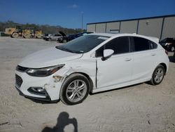 Chevrolet Cruze salvage cars for sale: 2018 Chevrolet Cruze LT