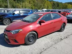 Salvage cars for sale at Hurricane, WV auction: 2016 Toyota Corolla L