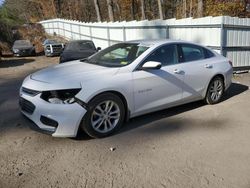 Salvage cars for sale at Center Rutland, VT auction: 2016 Chevrolet Malibu LT