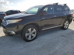 Salvage cars for sale at Arcadia, FL auction: 2012 Toyota Highlander Limited