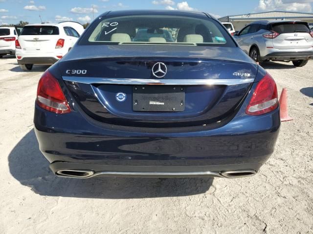 2016 Mercedes-Benz C 300 4matic