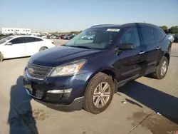 Salvage cars for sale at Grand Prairie, TX auction: 2017 Chevrolet Traverse LS