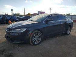 Salvage cars for sale at Chicago Heights, IL auction: 2017 Chrysler 200 LX