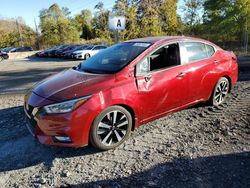 Nissan salvage cars for sale: 2021 Nissan Versa SR