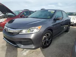 Carros dañados por inundaciones a la venta en subasta: 2017 Honda Accord LX