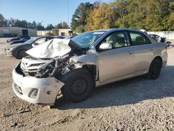 Salvage cars for sale from Copart Knightdale, NC: 2012 Toyota Corolla Base