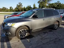 Salvage cars for sale at Apopka, FL auction: 2016 Nissan Pathfinder S