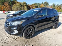 Salvage cars for sale at Mendon, MA auction: 2017 Ford Escape Titanium