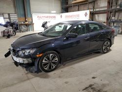 Salvage cars for sale at Eldridge, IA auction: 2016 Honda Civic EX