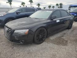 Salvage cars for sale at Arcadia, FL auction: 2014 Audi A8 L Quattro