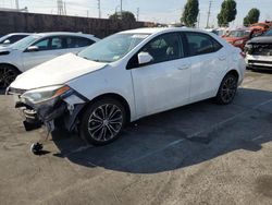 Salvage cars for sale at Wilmington, CA auction: 2015 Toyota Corolla L