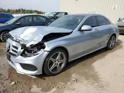 Mercedes-Benz salvage cars for sale: 2015 Mercedes-Benz C 300 4matic