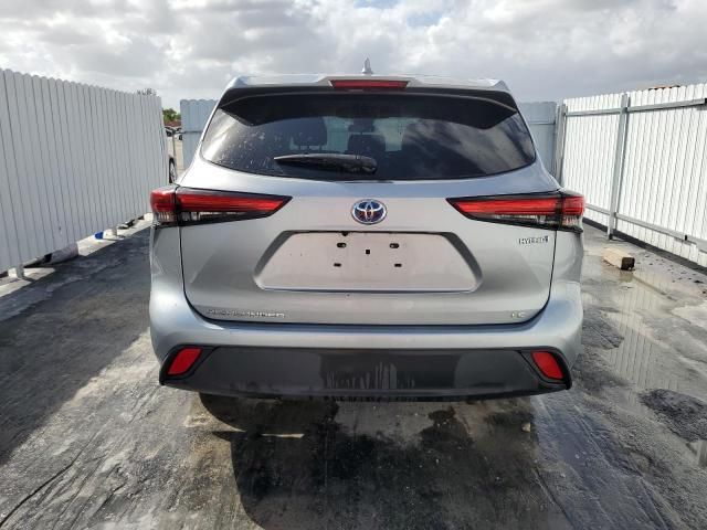 2021 Toyota Highlander Hybrid LE