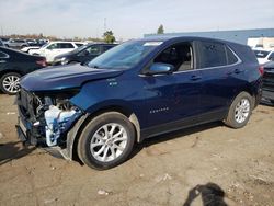 Carros salvage para piezas a la venta en subasta: 2021 Chevrolet Equinox LT