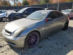 2007 Infiniti G35 en venta en Waldorf, MD