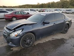 Salvage cars for sale at Harleyville, SC auction: 2012 Infiniti G37 Base