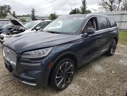 Flood-damaged cars for sale at auction: 2022 Lincoln Aviator Reserve