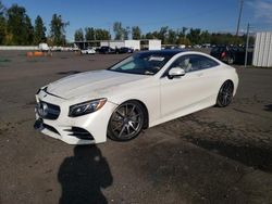 Mercedes-Benz s-Class salvage cars for sale: 2019 Mercedes-Benz S 560 4matic