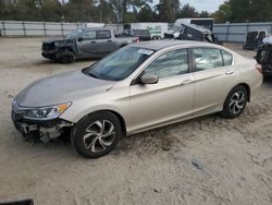 Salvage cars for sale at Hampton, VA auction: 2016 Honda Accord LX