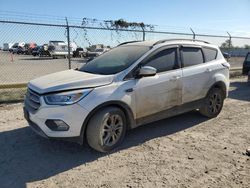 Salvage cars for sale at Houston, TX auction: 2017 Ford Escape SE