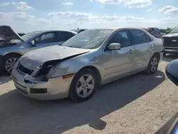 Salvage cars for sale at San Antonio, TX auction: 2008 Ford Fusion SE