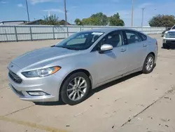 Salvage cars for sale at Oklahoma City, OK auction: 2017 Ford Fusion SE