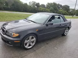 BMW Vehiculos salvage en venta: 2004 BMW 330 CI