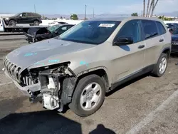 Salvage cars for sale at Van Nuys, CA auction: 2015 Jeep Cherokee Sport