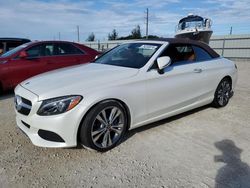 Salvage cars for sale at Arcadia, FL auction: 2018 Mercedes-Benz C 300 4matic