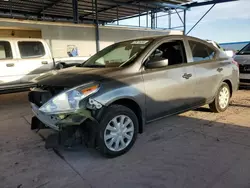 Salvage cars for sale at Phoenix, AZ auction: 2017 Nissan Versa S