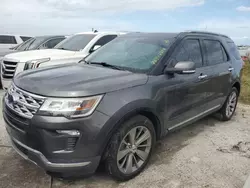 Carros dañados por inundaciones a la venta en subasta: 2018 Ford Explorer Limited