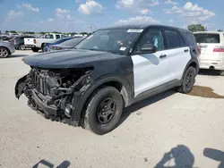 Salvage cars for sale at San Antonio, TX auction: 2022 Ford Explorer Police Interceptor