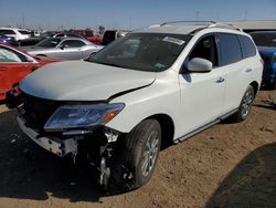 Salvage cars for sale at Brighton, CO auction: 2013 Nissan Pathfinder S