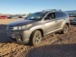 Toyota Highlander salvage cars for sale: 2018 Toyota Highlander LE