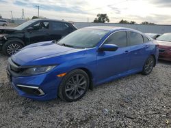 Honda salvage cars for sale: 2021 Honda Civic EX