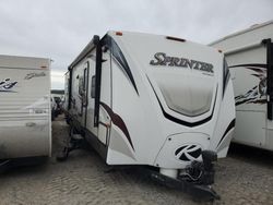 Salvage trucks for sale at Earlington, KY auction: 2015 Keystone Sprinter