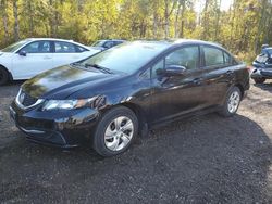 Honda salvage cars for sale: 2015 Honda Civic LX