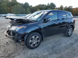 Acura salvage cars for sale: 2009 Acura MDX Technology