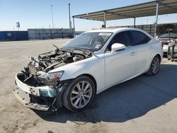 Salvage cars for sale at Anthony, TX auction: 2015 Lexus IS 250