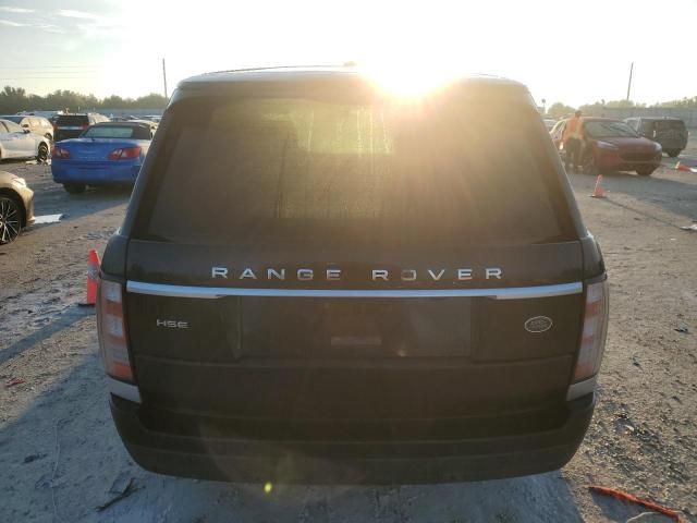 2015 Land Rover Range Rover HSE