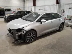 Salvage cars for sale at Milwaukee, WI auction: 2020 Toyota Corolla SE