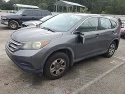 Salvage cars for sale at Savannah, GA auction: 2013 Honda CR-V LX