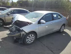 Toyota Vehiculos salvage en venta: 2016 Toyota Corolla L