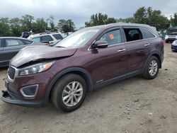 Salvage cars for sale at Baltimore, MD auction: 2017 KIA Sorento LX