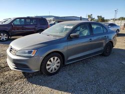 Salvage cars for sale at San Diego, CA auction: 2016 Volkswagen Jetta S