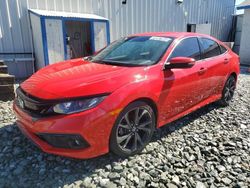 Salvage cars for sale from Copart Mebane, NC: 2019 Honda Civic Sport