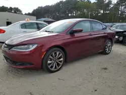 Chrysler salvage cars for sale: 2016 Chrysler 200 S