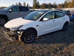 2022 Tesla Model 3 en venta en Graham, WA